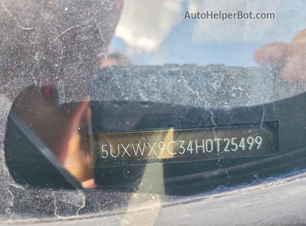 5UXWX9C34H0T25499 2017 BMW X3 Black 360 interior view