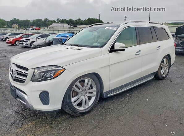 4JGDF6EE8HA745927 2017 MERCEDES-BENZ GLS Белый Задняя левая четверть