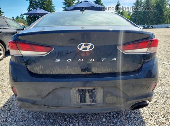 5NPE34AF4KH769257 2019 HYUNDAI SONATA Black წინა სალონის ხედი