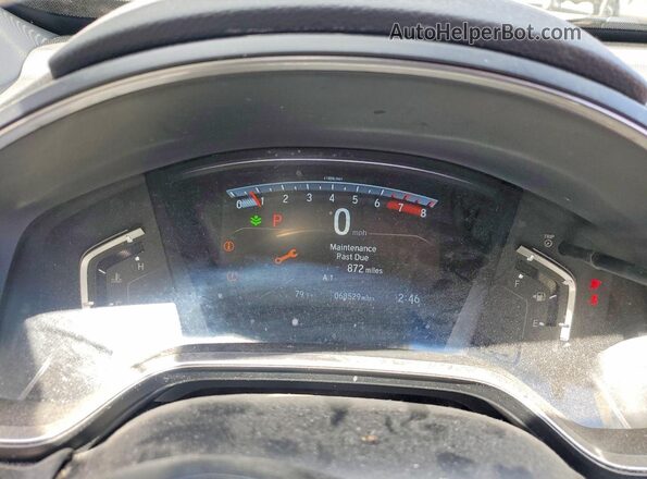 2HKRW2H55HH684933 2017 HONDA CR-V Blue Widok zestawu wskaźników