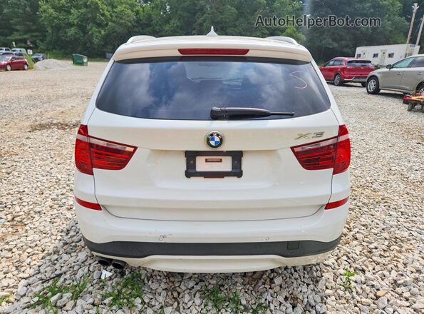 5UXWX9C36H0W71747 2017 BMW X3 White Vista interior delantera