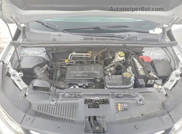 KL7CJKSB7JB543319 2018 CHEVROLET TRAX Silver Вид наклейки з VIN-кодом