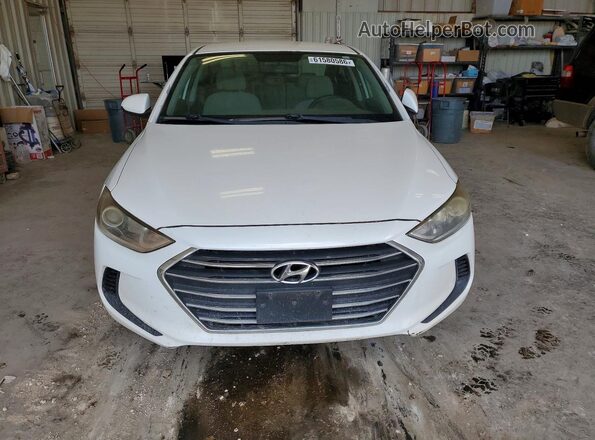 5NPD74LF3HH078307 2017 HYUNDAI ELANTRA White Հետևի տեսք