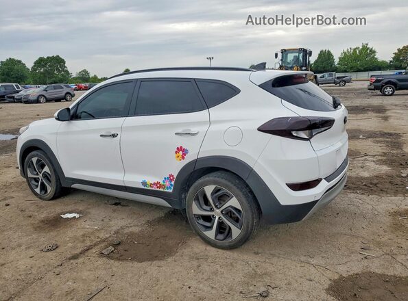 KM8J33A2XJU802493 2018 HYUNDAI TUCSON Белый Задняя правая четверть
