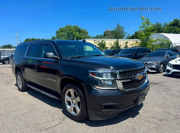 1GNSKHKC4JR238205 2018 CHEVROLET SUBURBAN Charcoal Rear left
