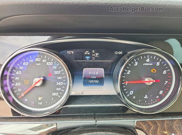 WDDZF4JB9KA666404 2019 MERCEDES-BENZ E Blue Rear seats view