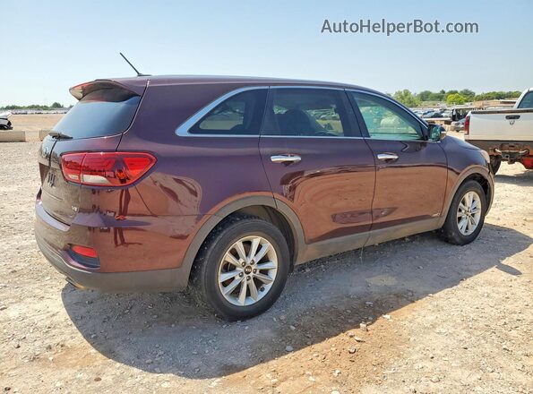 5XYPGDA54LG621932 2020 KIA SORENTO Burgundy Front right