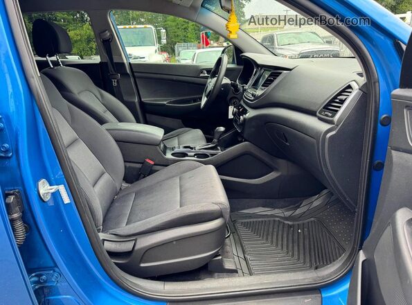 KM8J3CA4XJU622030 2018 HYUNDAI TUCSON Blue Вид задньої частини салону
