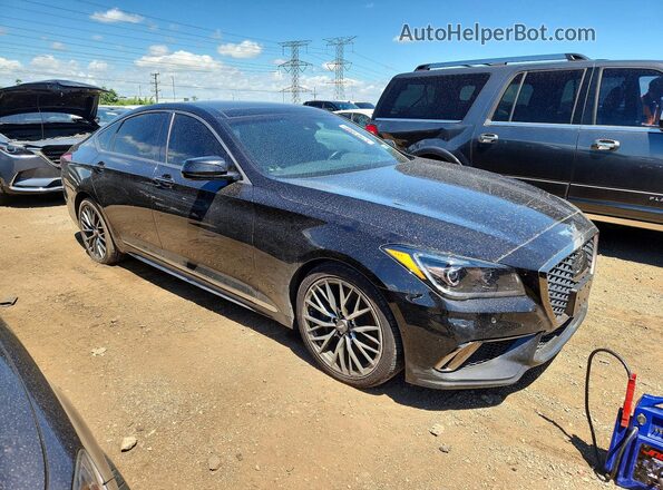 KMHGN4JB4JU248295 2018 GENESIS G80 Black Widok z przodu