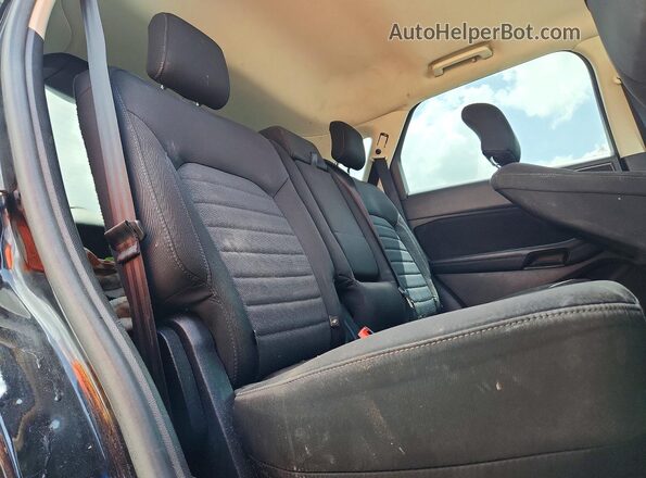2FMPK4G98HBB61609 2017 FORD EDGE Black Вид підкапотного простору