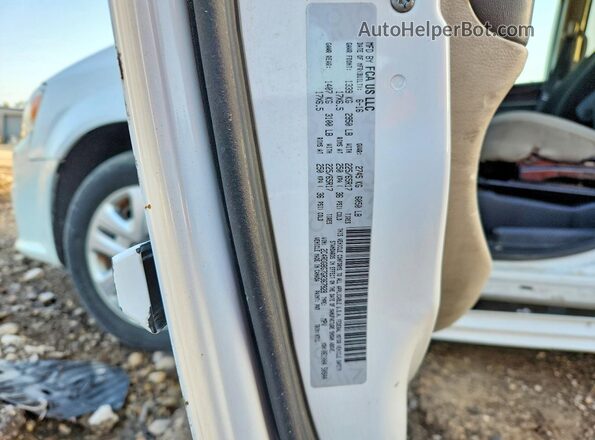 2C4RDGBG7GR367928 2016 DODGE GRAND White VIN կոդի պիտակի տեսք