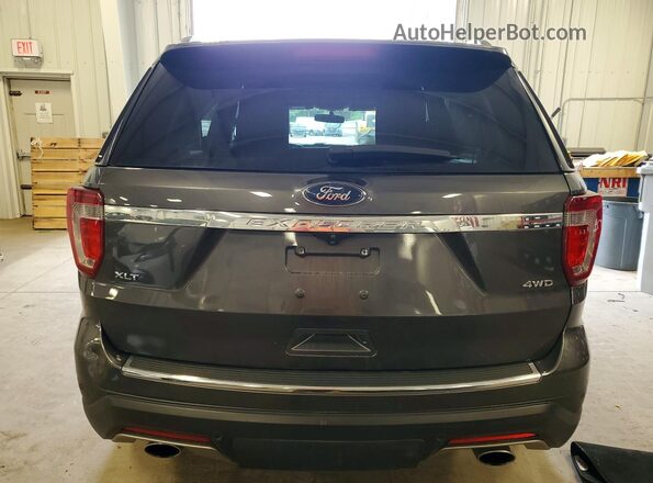 1FM5K8D89JGC71853 2018 FORD EXPLORER Black Front interior view