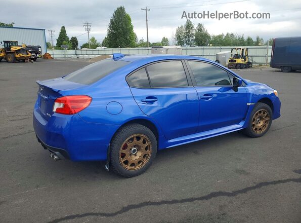 JF1VA1B6XJ9804366 2018 SUBARU WRX Blue Delantero derecho