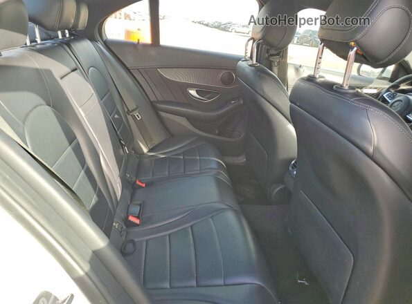 55SWF4JB5HU194150 2017 MERCEDES-BENZ C White Rear interior view