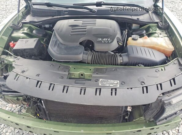 2C3CDXHG6PH504381 2023 DODGE CHARGER Green Widok komory silnika