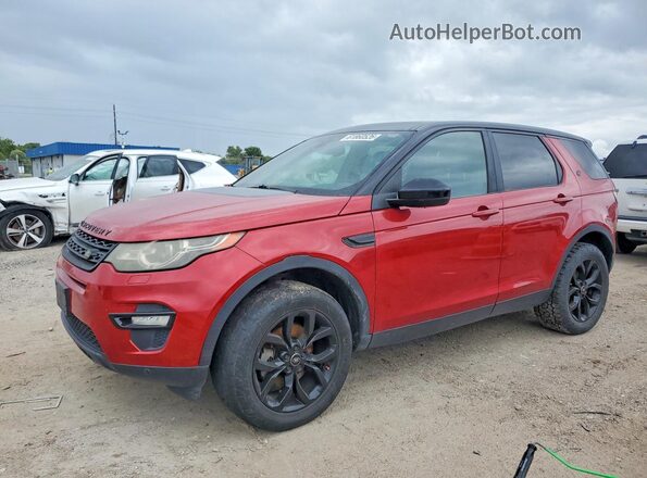 SALCR2BG7GH553869 2016 LAND ROVER DISCOVERY Red Задня ліва чверть