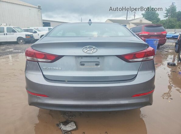 KMHD84LF9HU371322 2017 HYUNDAI ELANTRA Gray Вид салону спереду