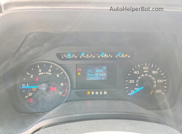 1FTEW1EG4HKE40562 2017 FORD F150 White უკანა სავარძლების ხედი