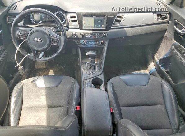KNDCC3LC2H5092237 2017 KIA NIRO White Սարքավորումների վահանակի տեսք