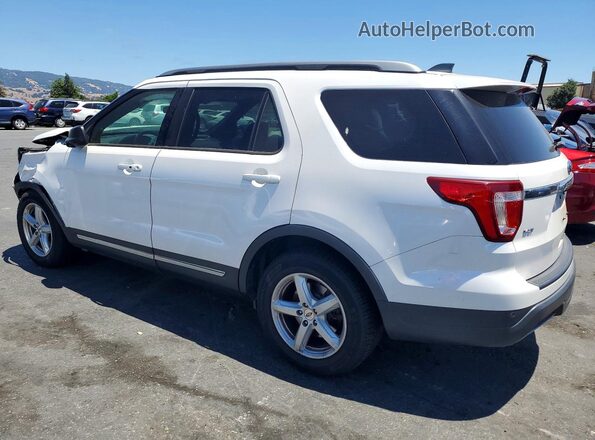 1FM5K7D88KGA22455 2019 FORD EXPLORER Белый Задняя правая четверть