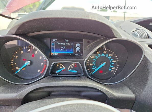 1FMCU0GX5GUC25758 2016 FORD ESCAPE Red Vista de los asientos traseros