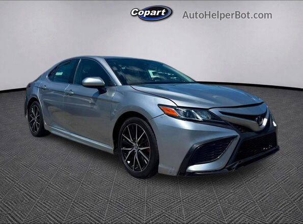 4T1G11AK3MU604122 2021 TOYOTA CAMRY Gray Rear left