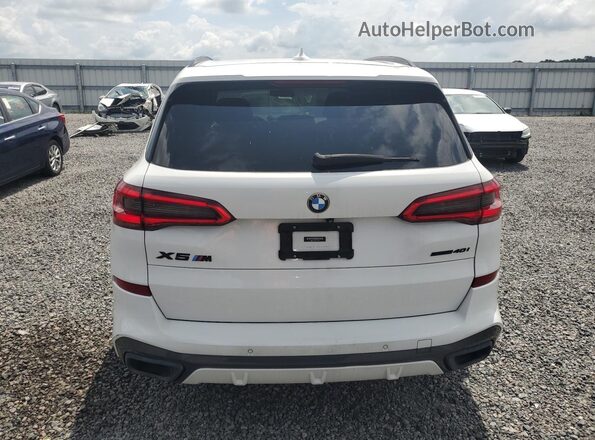5UXCR4C04LLT19991 2020 BMW X5 White Widok wnętrza z przodu