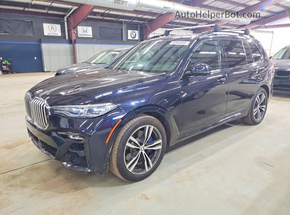 5UXCX4C55KLS37056 2019 BMW X7 Blue უკანა მარცხენა