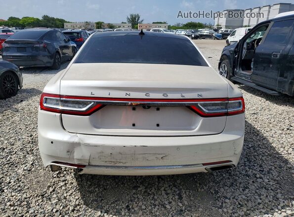 1LN6L9NC4J5617751 2018 LINCOLN CONTINENTA White Вид салону спереду