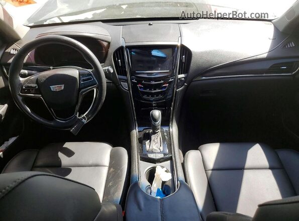 1G6AA5RA4G0107270 2016 CADILLAC ATS Black ხელსაწყოთა პანელის ხედი