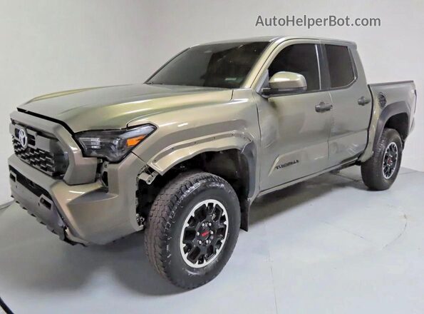 3TMLB5JN2RM080409 2024 TOYOTA TACOMA Коричневый Задняя правая четверть