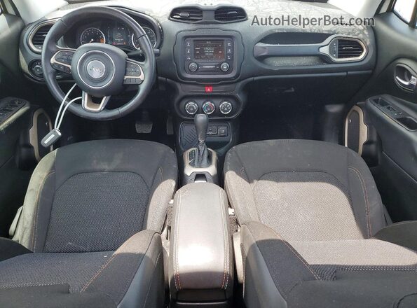 ZACCJABT2GPD02952 2016 JEEP RENEGADE White ხელსაწყოთა პანელის ხედი