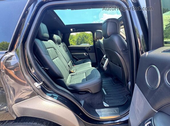 SALWG2RK0JA697051 2018 LAND ROVER RANGE Black Widok wnętrza z przodu