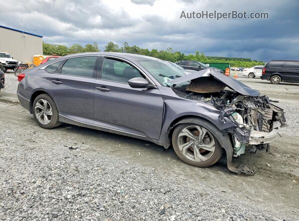 1HGCV1F52JA260937 2018 HONDA ACCORD Gray Vista frontal