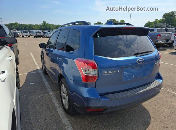 JF2SJAHC2GH490786 2016 SUBARU FORESTER Blue Przód prawy