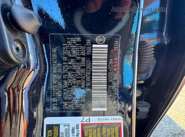 4T1BF1FK7GU238321 2016 TOYOTA CAMRY Black Հետևի նստատեղերի տեսք