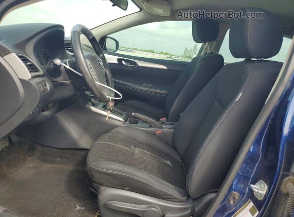 3N1AB7AP2HY300002 2017 NISSAN SENTRA Blue წინა პანელის ხედი