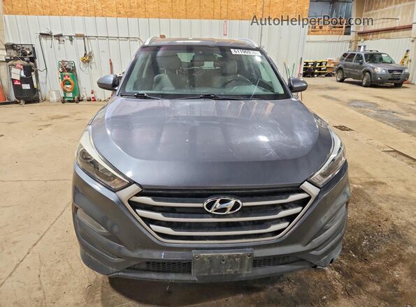 KM8J33A48JU597421 2018 HYUNDAI TUCSON Gray Widok z tyłu