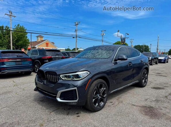 5UXCY4C02M9D86075 2021 BMW X6 Угольный Задняя левая четверть