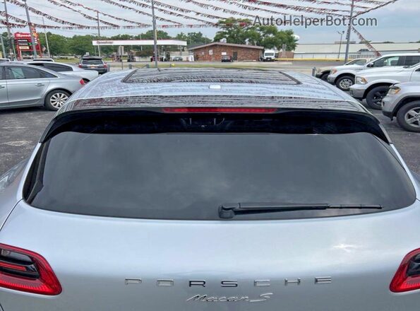 WP1AB2A56HLB10242 2017 PORSCHE MACAN Silver VIN sticker view