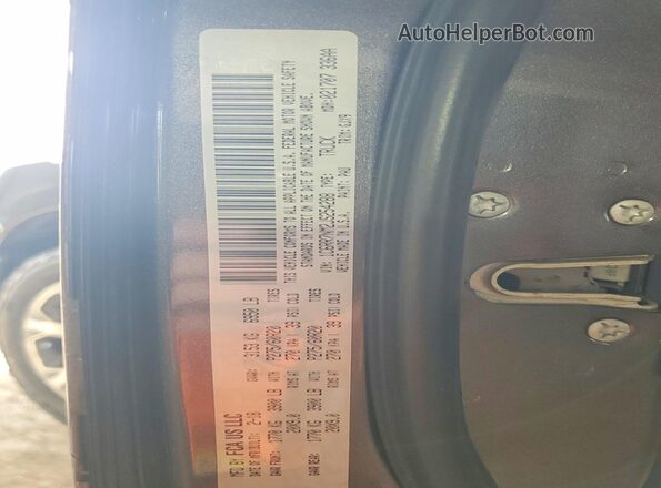 1C6RR7NM2JS254288 2018 RAM 1500 Gray Vista de la etiqueta del VIN