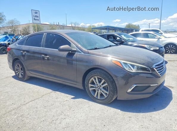 5NPE24AF5HH484336 2017 HYUNDAI SONATA Коричневый Вид спереди