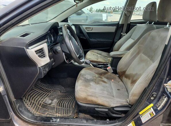 5YFBURHE6GP452293 2016 TOYOTA COROLLA Gray წინა პანელის ხედი