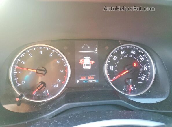 2T3H1RFVXKW045940 2019 TOYOTA RAV4 Gray უკანა სავარძლების ხედი