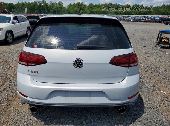 3VW6T7AUXLM010397 2020 VOLKSWAGEN GTI Gray წინა სალონის ხედი