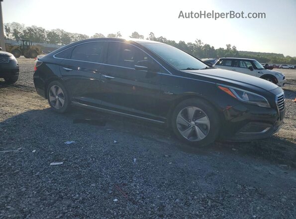 KMHE54L23GA021470 2016 HYUNDAI SONATA Black Вид спереду