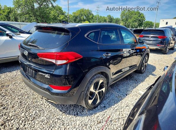 KM8J3CA24GU145960 2016 HYUNDAI TUCSON Black წინა მარჯვენა