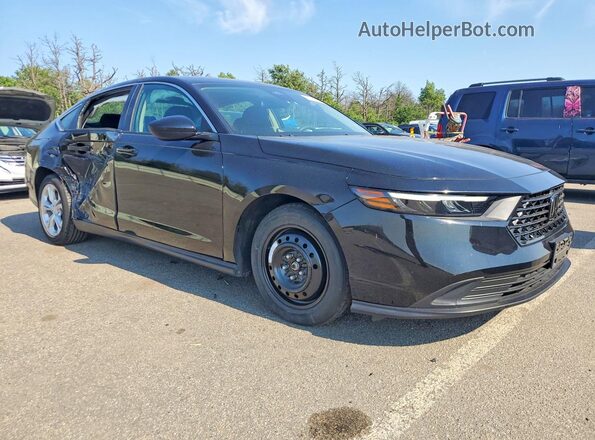 1HGCY1F22PA017540 2023 HONDA ACCORD Black Front view