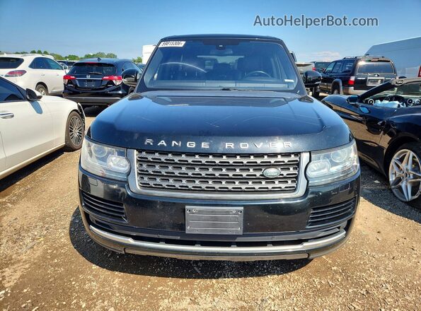 SALGR2KF9GA265806 2016 LAND ROVER RANGE Black Вид ззаду