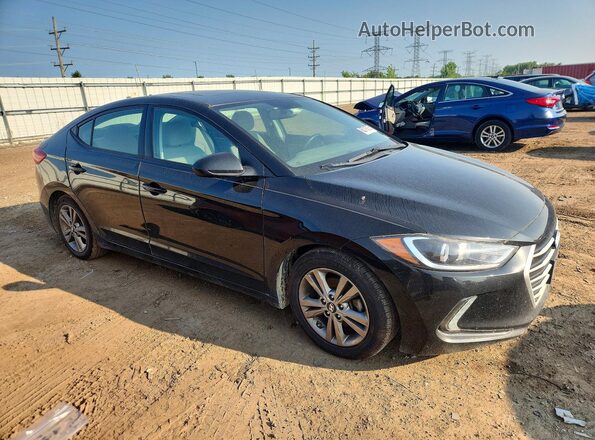 5NPD84LF4JH400830 2018 HYUNDAI ELANTRA Black Vista frontal